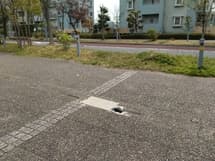 歩道の補修整備