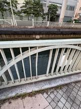 葭川公園の手すりの脱落