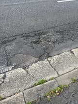 道路の陥没