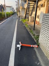 ポストコーンの破損