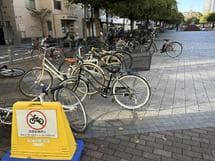 放置自転車がたくさん