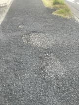 歩道の舗装修復依頼