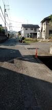道路の穴