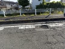 道路陥没