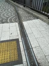 グレーチングが詰まっている